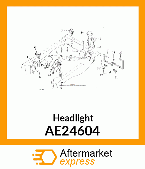 Headlight AE24604