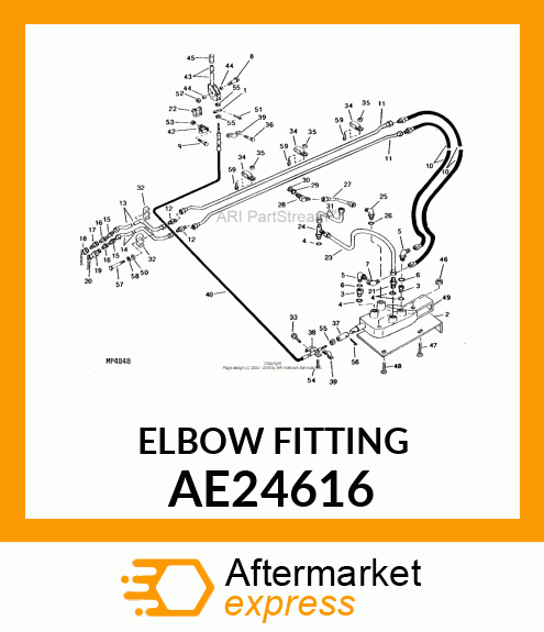 ADAPTER (90 DEGREE ELBOW) AE24616