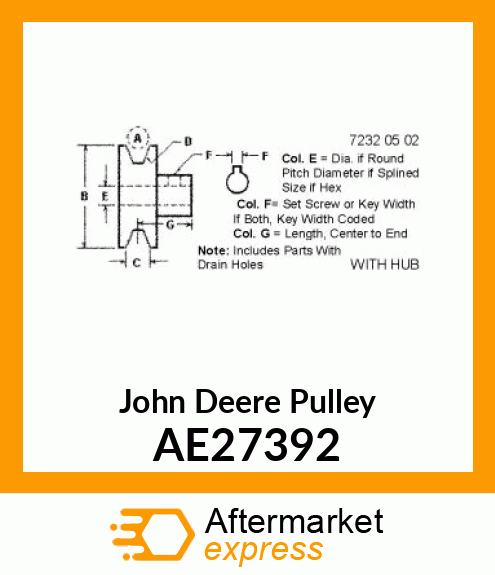 PULLEY AE27392