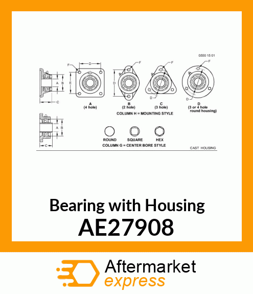 Bearing with Housing AE27908