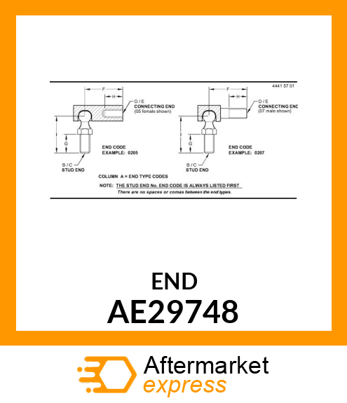 SOCKET, NEEDLE LIFT LINK AE29748