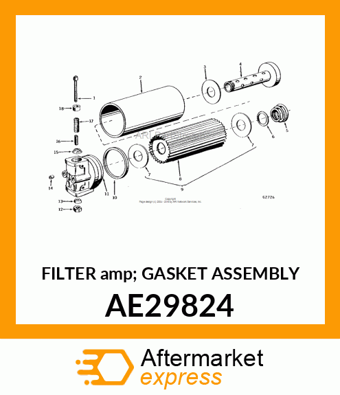 FILTER amp; GASKET ASSEMBLY AE29824