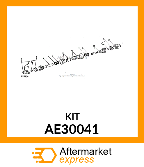 Joint Lock Pin Kit AE30041