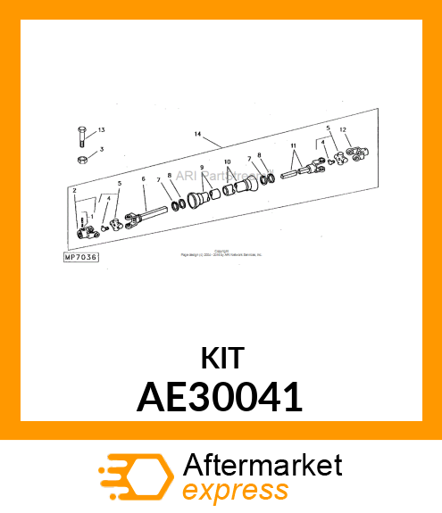 Joint Lock Pin Kit AE30041