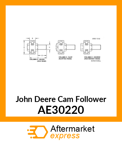 ROLLER PLUNGERHEAD AE30220