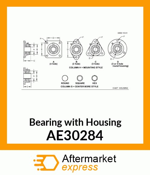 Bearing with Housing AE30284