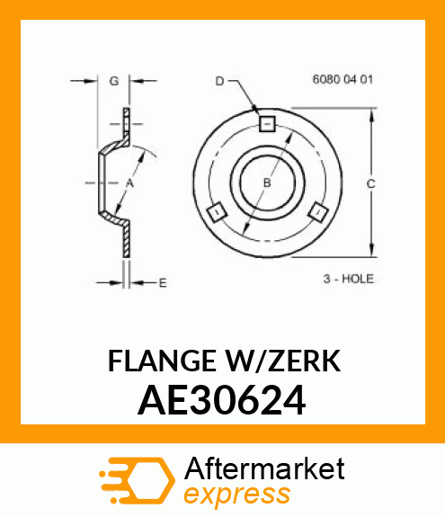 FLANGETTE ASSEMBLY AE30624