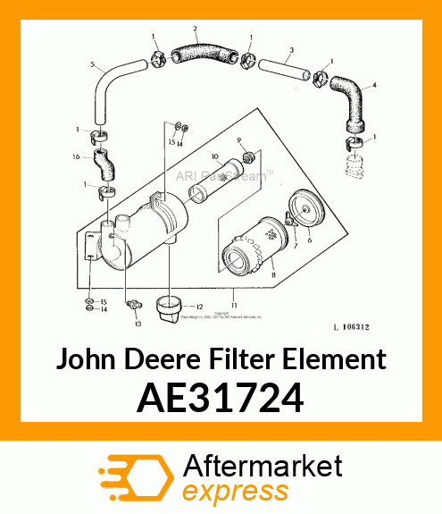 FILTER ELEMENT, AE31724