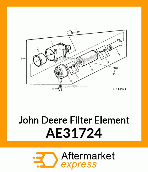 FILTER ELEMENT, AE31724