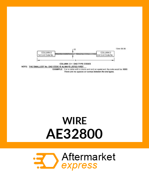 IDLER TENSION CABLE AE32800