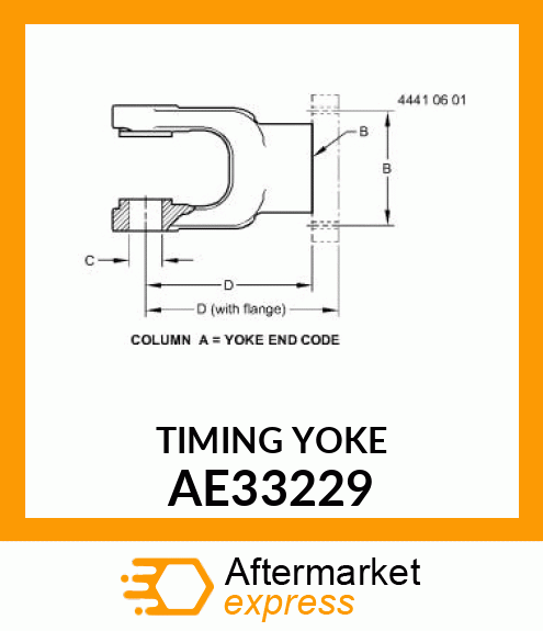 TIMING YOKE AE33229