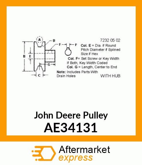 PULLEY, AE34131