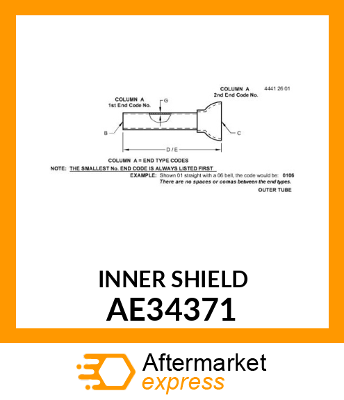 INNER SHIELD AE34371