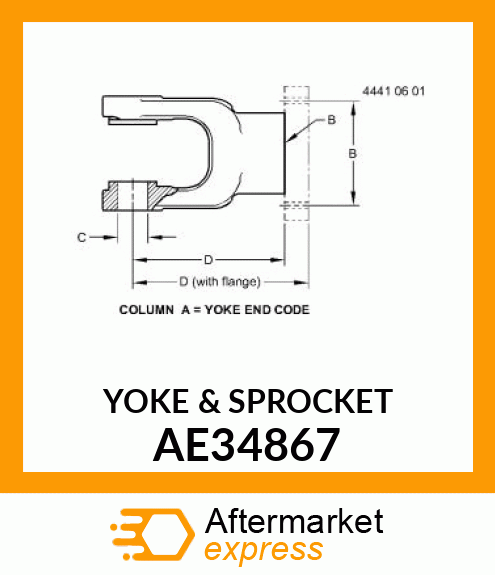 YOKE amp; SPROCKET AE34867