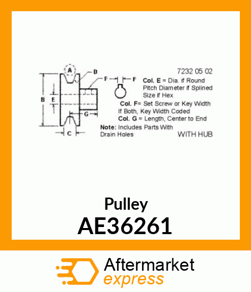 Pulley AE36261