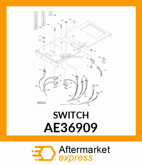 SWITCH, TOGGLE AE36909