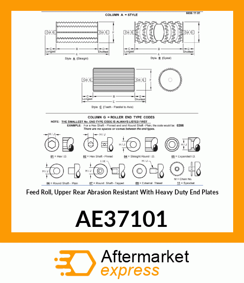 WALZE OBEN HINTEN AE37101