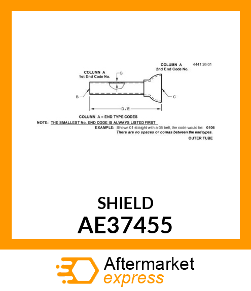 POWERSHAFT SHIELD AE37455