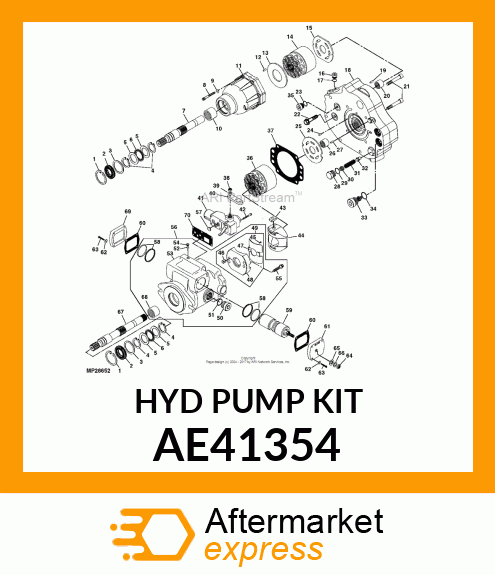 KIT, ROTATING AE41354