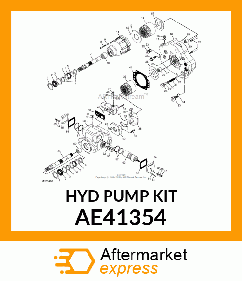 KIT, ROTATING AE41354