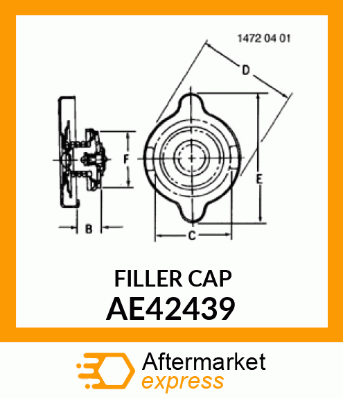 CAP, FILLER AE42439