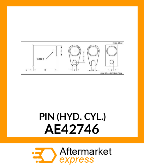 PIN (HYD. CYL.) AE42746