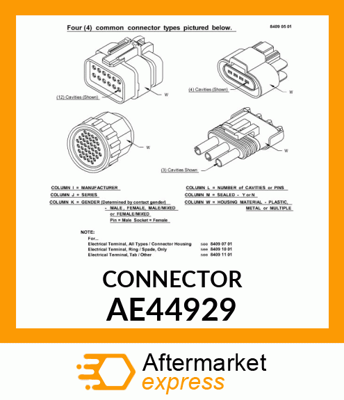 CONNECTOR 3 AE44929