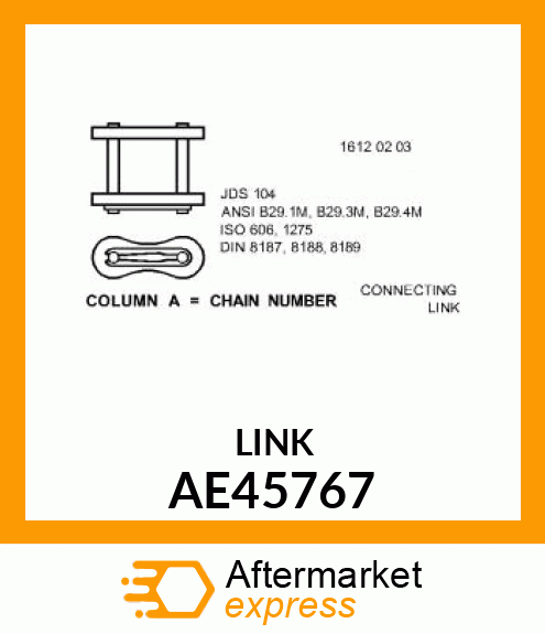 LINK, CHAIN (CONNECTOR) AE45767