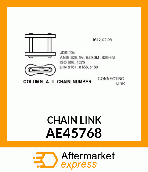 LINK, CHAIN (CONNECTOR) AE45768