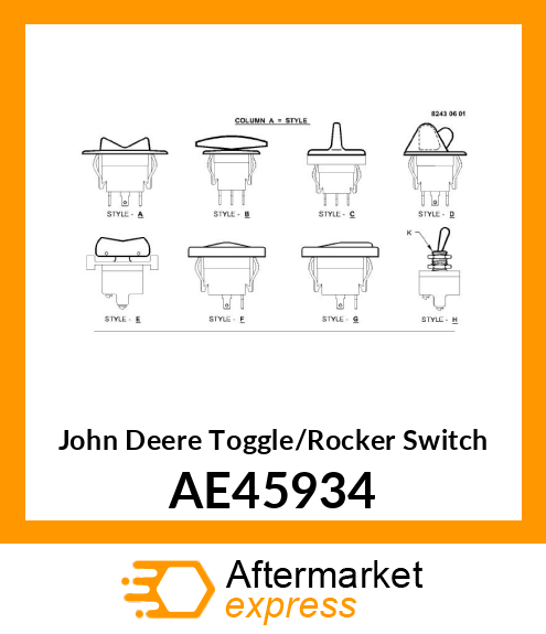 SWITCH, ROCKER AE45934