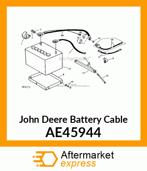 CABLE (BATTERY SOLENOID) AE45944