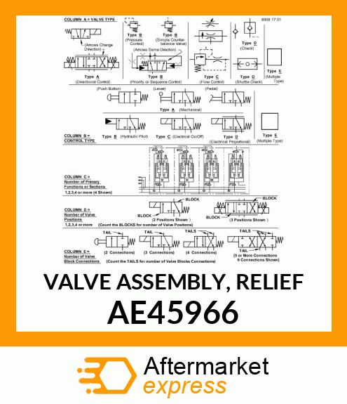 VALVE ASSEMBLY, RELIEF AE45966