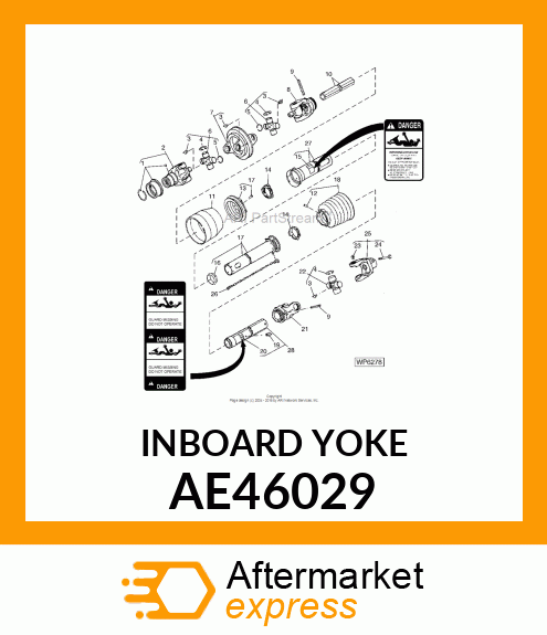 INBOARD YOKE AE46029