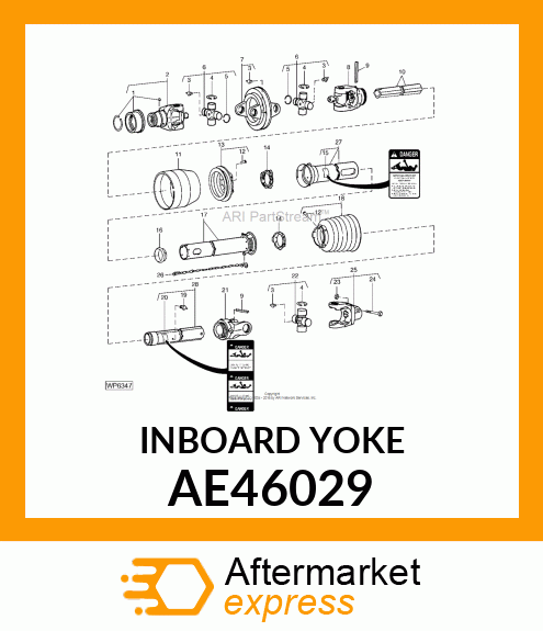 INBOARD YOKE AE46029