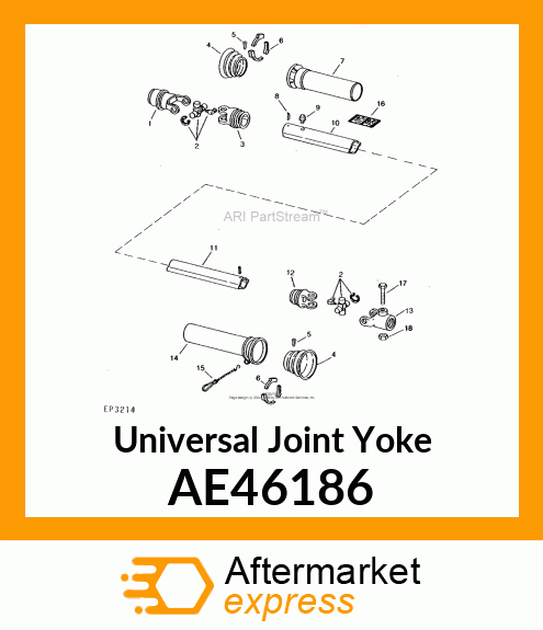 Universal Joint Yoke AE46186