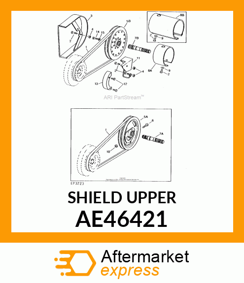 SHIELD (UPPER) AE46421