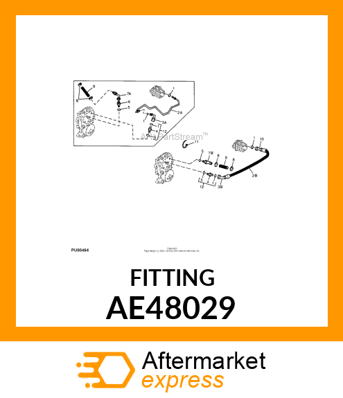 Fitting - FITTING, ST ADAPTER W/O-RINGS AE48029