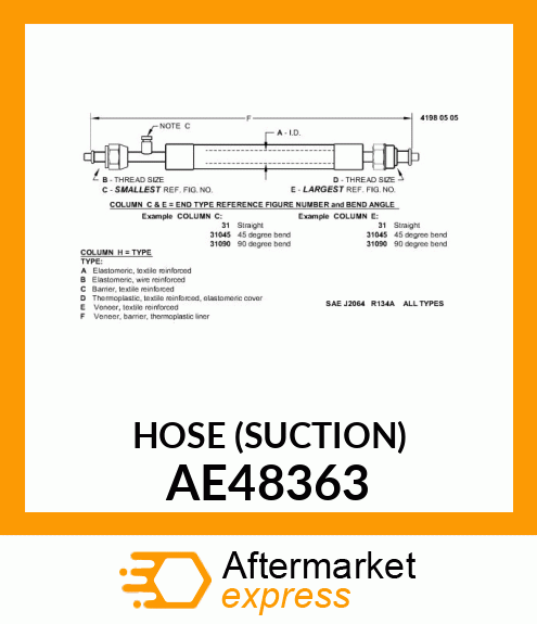 Hose AE48363