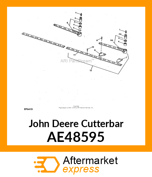 CUTERBAR (LH 9FT SMOOTH) AE48595