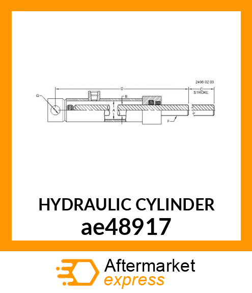 HYDRAULIC CYLINDER ae48917