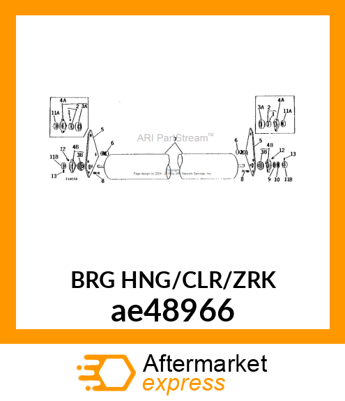 BEARING WITH HOUSING, (WITH COLLAR) ae48966