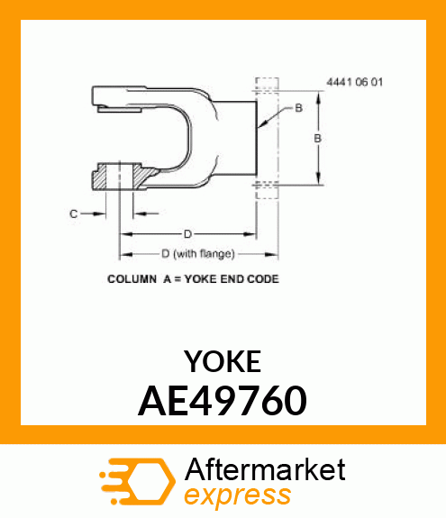 YOKE, U AE49760