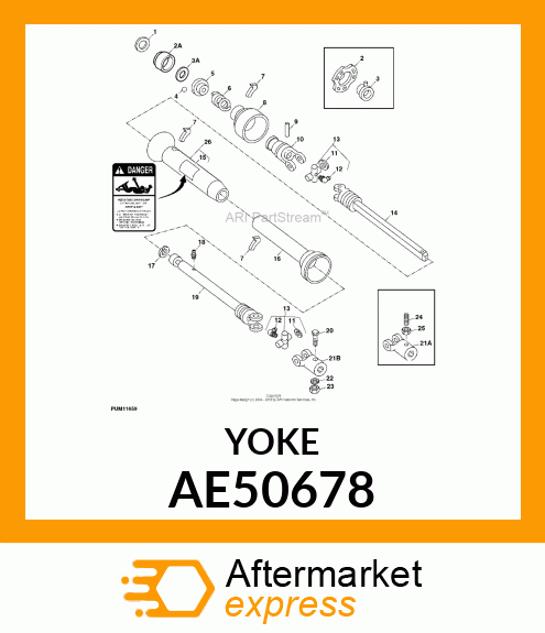 YOKE (SAFETY SLIDE LOCK ARM) AE50678