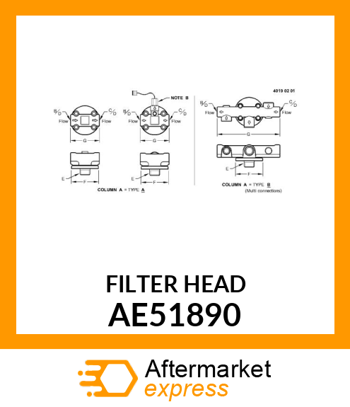 Filter Head AE51890