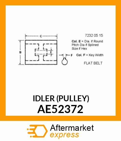 IDLER (PULLEY) AE52372