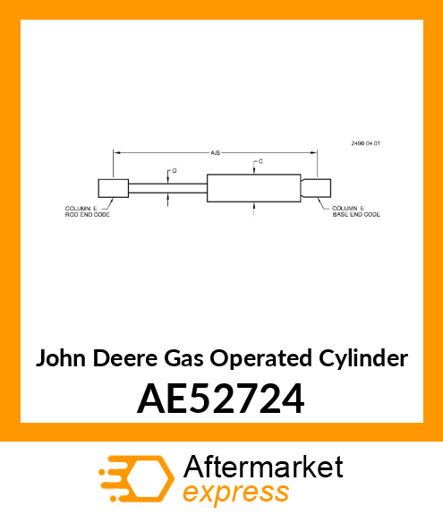 GAS OPERATED CYLINDER, AE52724