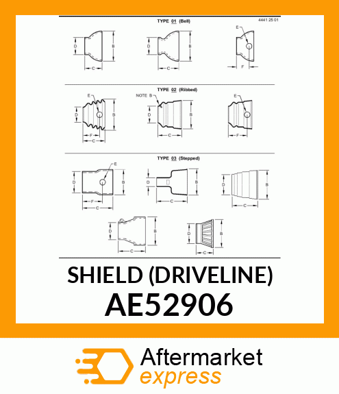 SHIELD (DRIVELINE) AE52906