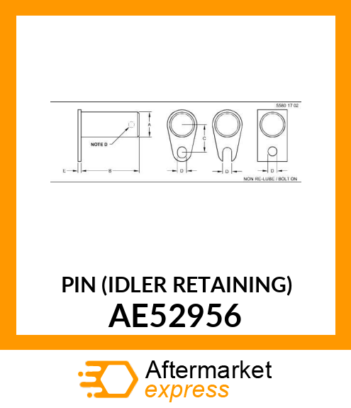 PIN (IDLER RETAINING) AE52956