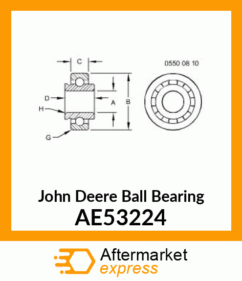 BEARING (UPPER AUGER) AE53224