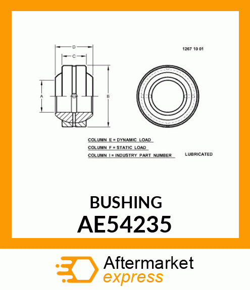 Aligning Bushing AE54235